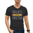 Motivational Progress Over Perfection Back To School Teacher Men's V-Neck T-Shirt, trending gift Motivational Progress Over Perfection Back To School Teacher Men's V-Neck T-Shirt, trending gift