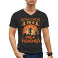 Nothing Scare Me I'm a Pre-k Teacher Matching Halloween For Men Women Men's V-Neck T-Shirt, trending gift