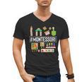 Novelty Montessori Studying Learning Schooling Teacher Love For Men Women Men's V-Neck T-Shirt, trending gift