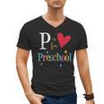 P Is For Preschool Teacher Student Back To School Men's V-Neck T-Shirt, trending gift