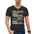 Pilates Instructor Teacher Watercolor Pilates Don't Fart Men Women Kids Men's V-Neck T-Shirt, trending gift Pilates Instructor Teacher Watercolor Pilates Don't Fart Men Women Kids Men's V-Neck T-Shirt, trending gift
