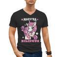 Pink Unicorn Spanish Teacher Regalos Para Bilingue Teacher Men's V-Neck T-Shirt, trending gift