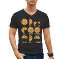 Pizza Slice Fraction Math Teacher Back To School Educational Men's V-Neck T-Shirt, trending gift