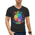 Play Is Learning Teacher Kindergarten For Men Women Kids Men's V-Neck T-Shirt, trending gift Play Is Learning Teacher Kindergarten For Men Women Kids Men's V-Neck T-Shirt, trending gift