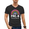 Pre-K Teacher Cute Pre Kindergarten For Teachers Rainbow For Men Women Kids Men's V-Neck T-Shirt, trending gift Pre-K Teacher Cute Pre Kindergarten For Teachers Rainbow For Men Women Kids Men's V-Neck T-Shirt, trending gift