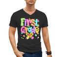 Preppy First Grade Back To School 1st Grade Teacher Girl Kid Men's V-Neck T-Shirt, First Grade Teacher Gifts, trending gift