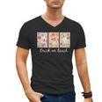 Preppy Goose Teacher Trick Or Teach Halloween Teacher Goose Men's V-Neck T-Shirt, trending gift