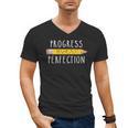 Progress Over Perfection Motivational Teacher Tee Men's V-Neck T-Shirt, trending gift