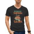 Psychology Teachers Love Brains Halloween For Psychologists Men Women Men's V-Neck T-Shirt, trending gift Psychology Teachers Love Brains Halloween For Psychologists Men Women Men's V-Neck T-Shirt, trending gift
