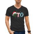 PTO Santa Hat Reindeer Parent Teacher Organization Christmas Men's V-Neck T-Shirt, trending gift