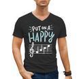 Put On A Happy Face Music Music Teacher Men's V-Neck T-Shirt, trending gift Put On A Happy Face Music Music Teacher Men's V-Neck T-Shirt, trending gift