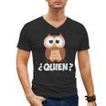 Quien Who Owl Spanish Teacher Men's V-Neck T-Shirt, trending gift Quien Who Owl Spanish Teacher Men's V-Neck T-Shirt, trending gift