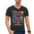 There Their They'Re English Teacher Grammar Memes Men's V-Neck T-Shirt, English Teacher Gifts, trending gift