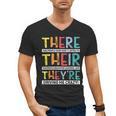 There Their They’Re Grammar Joke For English Teacher Student Men's V-Neck T-Shirt, English Teacher Gifts, trending gift