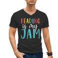 Reading Is My Jam Back To School Teacher Men's V-Neck T-Shirt, trending gift Reading Is My Jam Back To School Teacher Men's V-Neck T-Shirt, trending gift