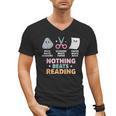 Rock Paper Scissors Teacher Librarian Nothing Beats Reading Men's V-Neck T-Shirt, trending gift