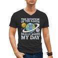 Rotation Of Earth Science Teacher Earth Day Men Women Men's V-Neck T-Shirt, Science Teacher Gifts, trending gift