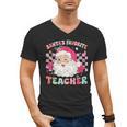 Santa Favorite Teacher Shirt Teacher Christmas Men's V-Neck T-Shirt, trending gift Santa Favorite Teacher Shirt Teacher Christmas Men's V-Neck T-Shirt, trending gift