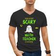 Scary Math Teacher Costume Halloween Lazy Easy Christmas Men's V-Neck T-Shirt, trending gift