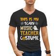 This Is My Scary Music Teacher Halloween Costumes Pajama Men's V-Neck T-Shirt, trending gift