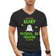 Scary Physical Education Ed Teacher Costume Halloween Easy Men's V-Neck T-Shirt, trending gift