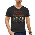 School Office Clerk Creepin' It Real HALLOWEEN Teacher Shirt Men's V-Neck T-Shirt, trending gift
