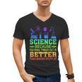 Science Teacher Because Figuring Things Out Is Better Than Men's V-Neck T-Shirt, Science Teacher Gifts, trending gift