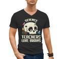Science Teachers Love Brains Teachers Halloween Men's V-Neck T-Shirt, Science Teacher Gifts, trending gift