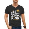 SÉ AMABLE Be Kind Bilingual Teacher Maestra Spanish Teacher Men's V-Neck T-Shirt, trending gift SÉ AMABLE Be Kind Bilingual Teacher Maestra Spanish Teacher Men's V-Neck T-Shirt, trending gift
