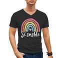 Sé Amable Spanish Bilingual Teacher Be Kind Boho Rainbow Men's V-Neck T-Shirt, trending gift Sé Amable Spanish Bilingual Teacher Be Kind Boho Rainbow Men's V-Neck T-Shirt, trending gift