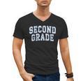 Second Grade Floral Blue Back To School 2nd Grade Teacher Men's V-Neck T-Shirt, 2nd Grade Teacher Gifts, trending gift Second Grade Floral Blue Back To School 2nd Grade Teacher Men's V-Neck T-Shirt, 2nd Grade Teacher Gifts, trending gift