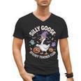 Silly Goose Spooky Teacher Club Halloween Witch Ghost Men's V-Neck T-Shirt, trending gift