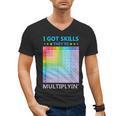 I Got Skills They'Re Multiplying Math Teacher Students Men's V-Neck T-Shirt, trending gift I Got Skills They'Re Multiplying Math Teacher Students Men's V-Neck T-Shirt, trending gift
