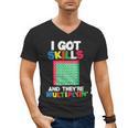 I Got Skills They'Re Multiplying Shirt Math Teacher Men's V-Neck T-Shirt, trending gift I Got Skills They'Re Multiplying Shirt Math Teacher Men's V-Neck T-Shirt, trending gift