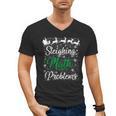 Sleighing Math Problem Xmas In Math Teacher Christmas Men Women Men's V-Neck T-Shirt, trending gift