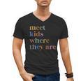 SPED Teacher SLP Meet Kids Where They Are Special Education Men's V-Neck T-Shirt, trending gift SPED Teacher SLP Meet Kids Where They Are Special Education Men's V-Neck T-Shirt, trending gift