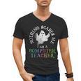 This Is My Spooky COMPUTER TEACHER Costume Don't Scare Me Men's V-Neck T-Shirt, trending gift