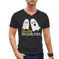 Spooky Ghost Inequalities Halloween Math Teacher Men's V-Neck T-Shirt, trending gift Spooky Ghost Inequalities Halloween Math Teacher Men's V-Neck T-Shirt, trending gift