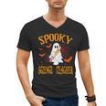 Spooky Science Teacher Ghost Halloween School Women Men's V-Neck T-Shirt, Science Teacher Gifts, trending gift