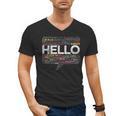 Start With Hello Different World Language Learning Teacher Men's V-Neck T-Shirt, trending gift Start With Hello Different World Language Learning Teacher Men's V-Neck T-Shirt, trending gift