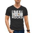 STEM Rocks Science Technology Engineering Math STEM Teacher Men's V-Neck T-Shirt, Science Teacher Gifts, trending gift
