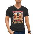 My Student Are Smart Cookies Pjs Christmas Xmas Teacher Men's V-Neck T-Shirt, trending gift