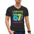 I Survived 67 Days Of School 67 Meme Science Teacher Men's V-Neck T-Shirt, Science Teacher Gifts, trending gift