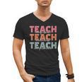 Teach Compassion Kindness Confidence For Teacher Men's V-Neck T-Shirt, trending gift Teach Compassion Kindness Confidence For Teacher Men's V-Neck T-Shirt, trending gift