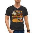 I Teach The Coolest Pumpkins In The Patch Teacher Halloween Men's V-Neck T-Shirt, trending gift I Teach The Coolest Pumpkins In The Patch Teacher Halloween Men's V-Neck T-Shirt, trending gift