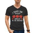 I Teach The Cutest Apples In The Orchard Cute Fall Teacher Men's V-Neck T-Shirt, trending gift I Teach The Cutest Apples In The Orchard Cute Fall Teacher Men's V-Neck T-Shirt, trending gift