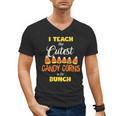 I Teach The Cutest Candy Corn In The Patch Teacher Halloween Men's V-Neck T-Shirt, trending gift I Teach The Cutest Candy Corn In The Patch Teacher Halloween Men's V-Neck T-Shirt, trending gift