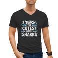 I Teach The Cutest Little Sharks Teacher School Men's V-Neck T-Shirt, trending gift I Teach The Cutest Little Sharks Teacher School Men's V-Neck T-Shirt, trending gift