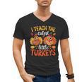 I Teach The Cutest Little Turkeys Teacher Thanksgiving Men's V-Neck T-Shirt, trending gift I Teach The Cutest Little Turkeys Teacher Thanksgiving Men's V-Neck T-Shirt, trending gift