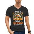 I Teach The Cutest Pumpkins In The Patch Teacher Halloween Men's V-Neck T-Shirt, trending gift